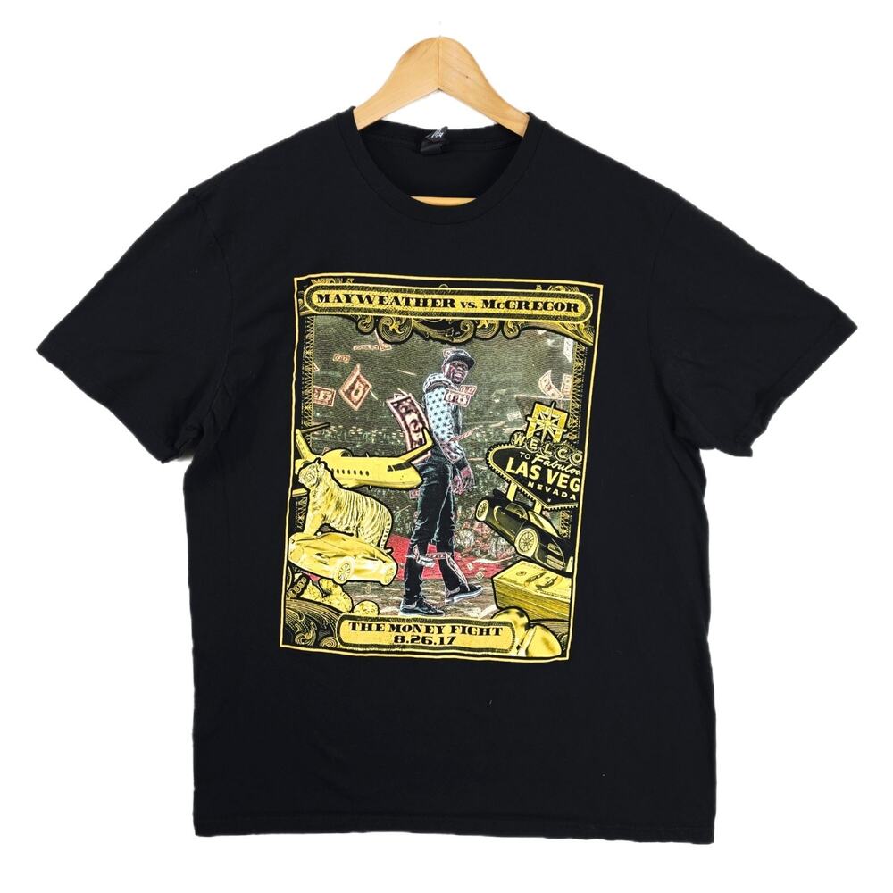 Mayweather McGregor Shirt Mens XL The Money Fight‎ 2017 Boxing Fight Night Tee